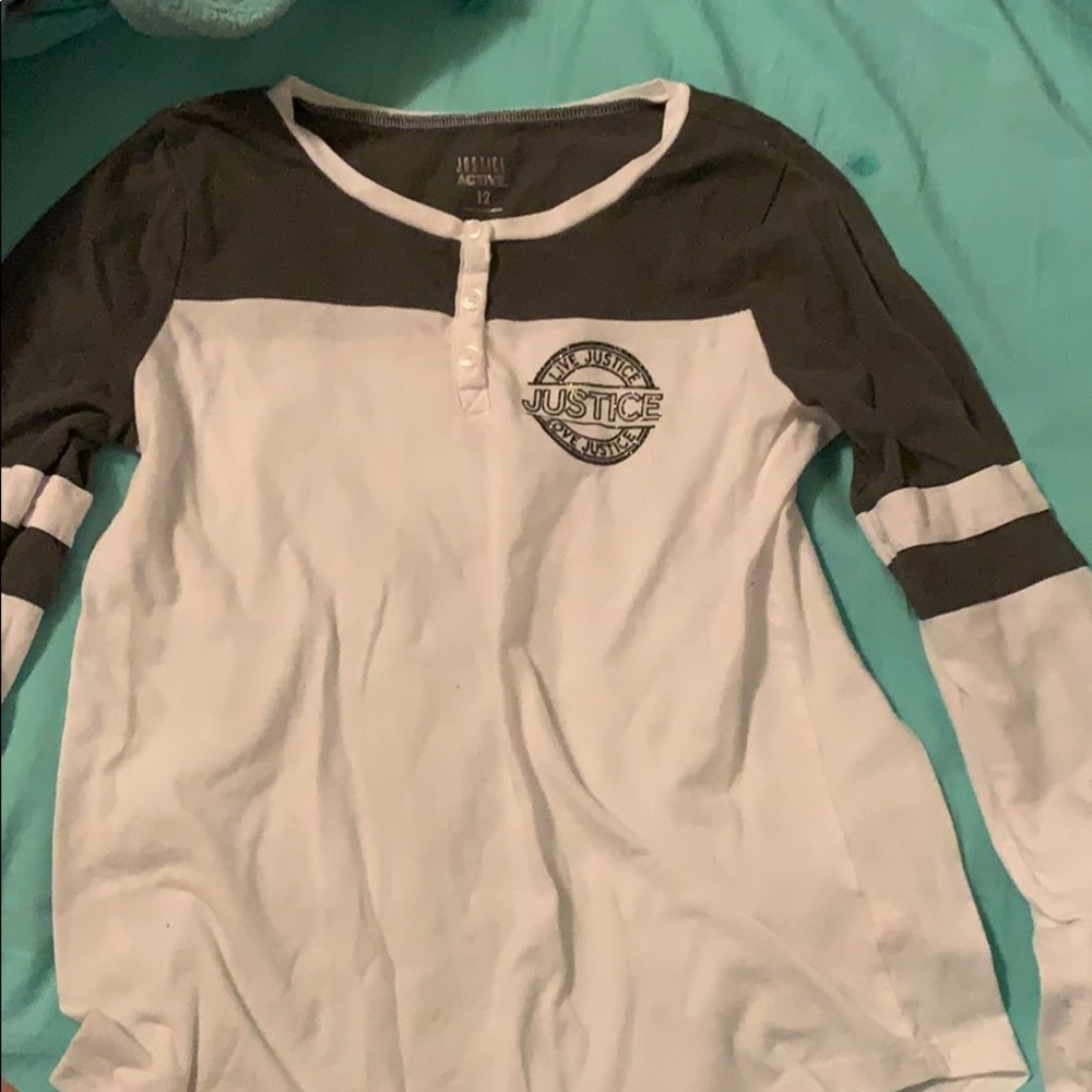 Justice active wear spirit jersey